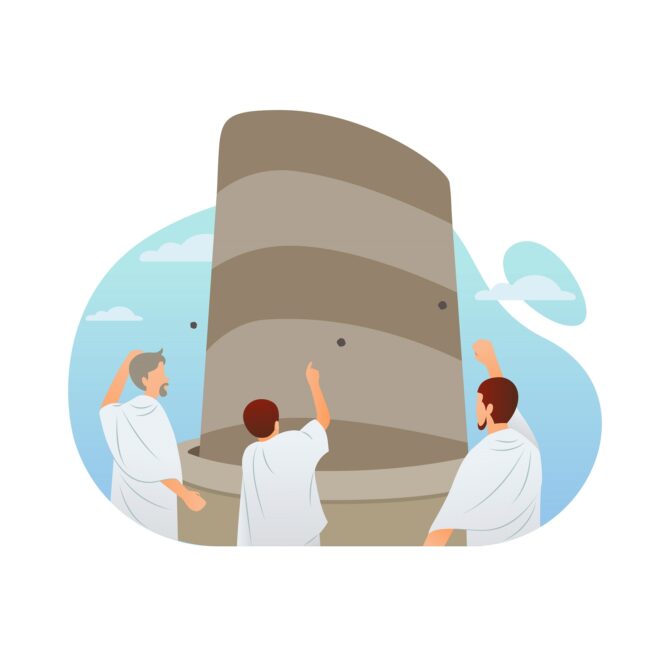Découvrez la signification et la pratique des Trois Jamarat : l'histoire, les conseils de sécurité et des témoignages de pèlerins.